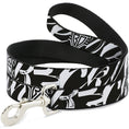 Load image into Gallery viewer, Dog Leash - BD Logo/BUCKLE-DOWN Script Black/White
