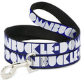 Load image into Gallery viewer, Dog Leash - BUCKLE-DOWN Shapes Blue/White
