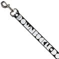 Load image into Gallery viewer, Dog Leash - BUCKLE-DOWN Shapes Black/White

