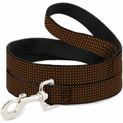 Dog Leash - Bone & Paw Monogram Brown/Orange