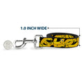 Load image into Gallery viewer, Dog Leash - Bananas Stacked Cartoon Black//Yellows
