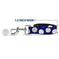 Load image into Gallery viewer, Dog Leash - Baseballs Scattered Blue

