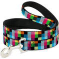Load image into Gallery viewer, Dog Leash - Checker Bright Pastel
