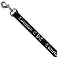 Load image into Gallery viewer, Dog Leash - COMPTON-CPT Black/White
