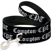 Dog Leash - COMPTON-CPT Black/White