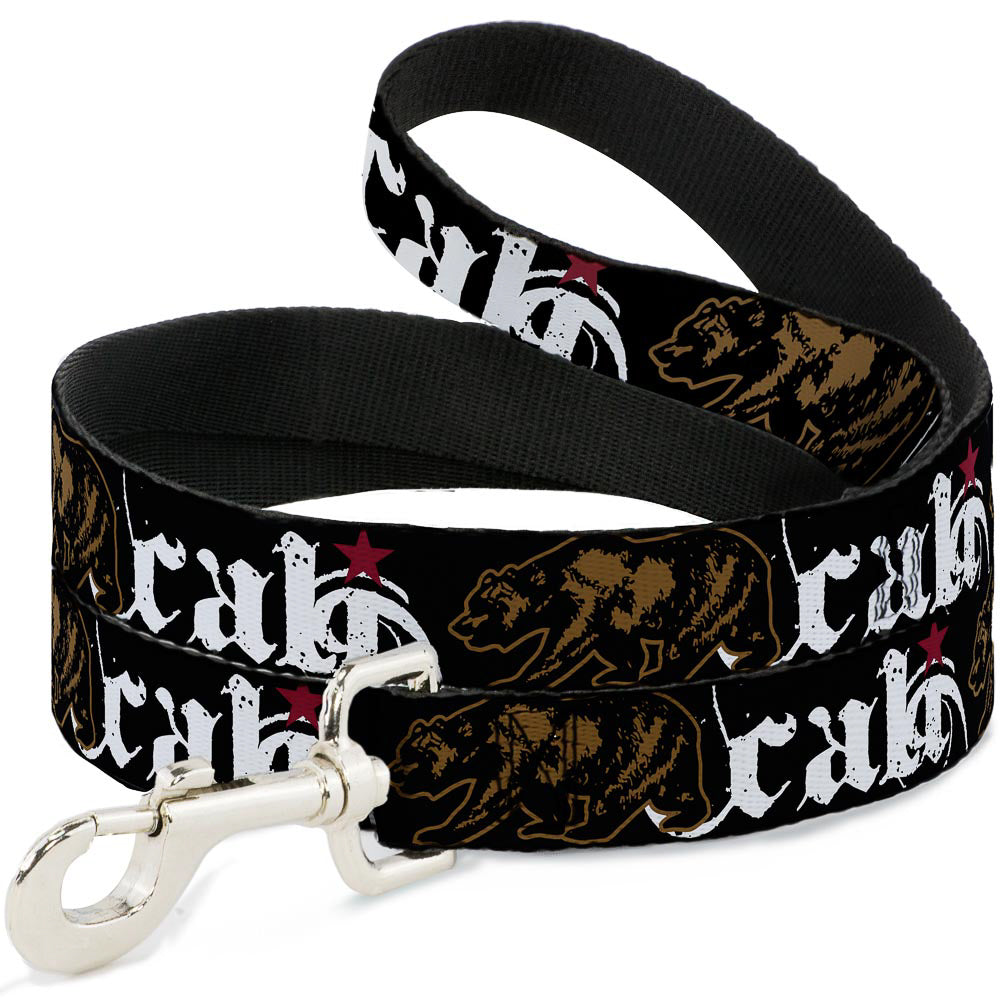 Dog Leash - CALI w/Grizzly Bear
