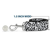 Dog Leash - Cheebra White/Black