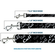Dog Leash - CALI Fade Diagonal Black/Gray/White