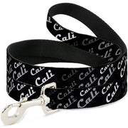 Dog Leash - CALI Fade Diagonal Black/Gray/White