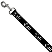Dog Leash - CALI Old English Black/White