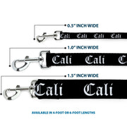 Dog Leash - CALI Old English Black/White