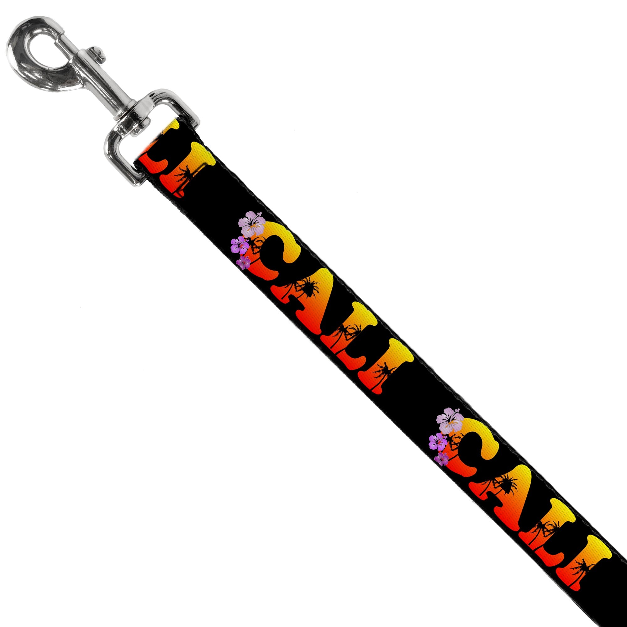 Dog Leash - CALI Tropical Black/Multi Color