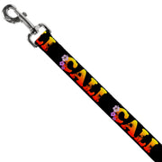Dog Leash - CALI Tropical Black/Multi Color