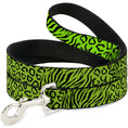 Load image into Gallery viewer, Dog Leash - Cheebra Green/Black

