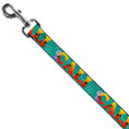 Load image into Gallery viewer, Dog Leash - CALI Tropical Aqua/Multi Color
