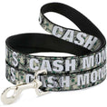 Load image into Gallery viewer, Dog Leash - CASH MONEY $ Dollars/White

