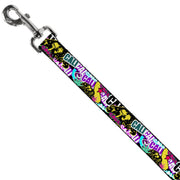 Dog Leash - Cali Bear/CALI Graffiti/Pot Leaves Black/Multi Color