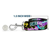 Dog Leash - Cali Bear/CALI Graffiti/Pot Leaves Black/Multi Color
