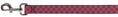 Load image into Gallery viewer, Dog Leash - Checker Crimson Red/Gray
