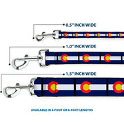 Dog Leash - Colorado Flags