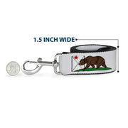 Dog Leash - Cali Bear White