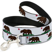 Dog Leash - Cali Bear White