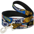 Load image into Gallery viewer, Dog Leash - Cali License Plates Stacked
