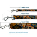Load image into Gallery viewer, Dog Leash - Cali License Plates Stacked Vintage
