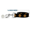 Load image into Gallery viewer, Dog Leash - Celtic Knot Black/Burgundy/Gold
