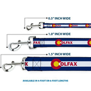 Dog Leash - Colfax Colorado Flag