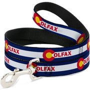 Dog Leash - Colfax Colorado Flag