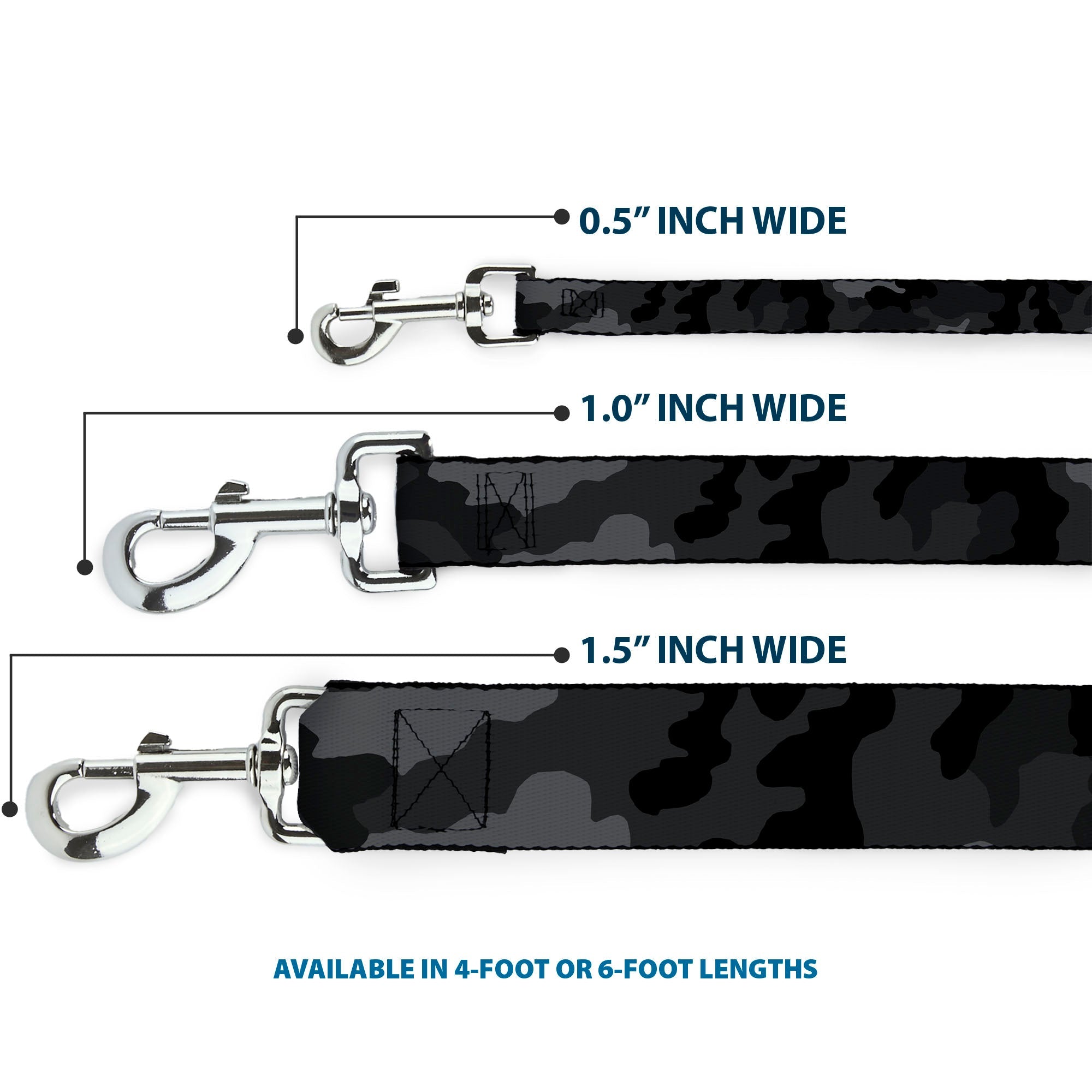 Dog Leash - Camo Charcoal