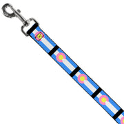 Dog Leash - Colorado Flags Pastel
