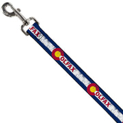Dog Leash - COLFAX Colorado Flag Weathered
