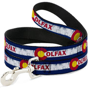 Dog Leash - COLFAX Colorado Flag Weathered
