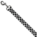 Load image into Gallery viewer, Dog Leash - Checker Weathered2 Black/White
