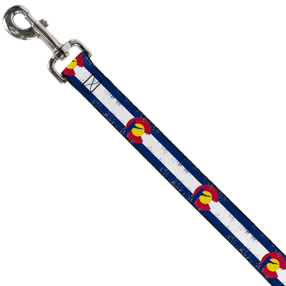 Dog Leash - Colorado Flag/Fisher Weathered