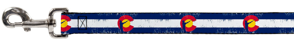 Dog Leash - Colorado Flag/Fisher Weathered