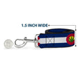 Load image into Gallery viewer, Dog Leash - Colorado Flag/Marijuana Leaf
