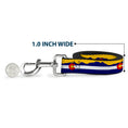 Load image into Gallery viewer, Dog Leash - Colorado Flag/Mountain Silhouette Yellow
