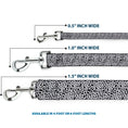 Load image into Gallery viewer, Dog Leash - Ditsy Floral Black/White/Red
