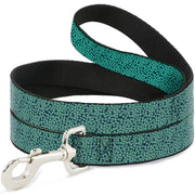 Dog Leash - Ditsy Floral Teal/Light Teal/Teal