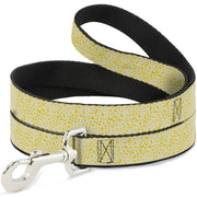 Dog Leash - Ditsy Floral Yellow/White/Brown