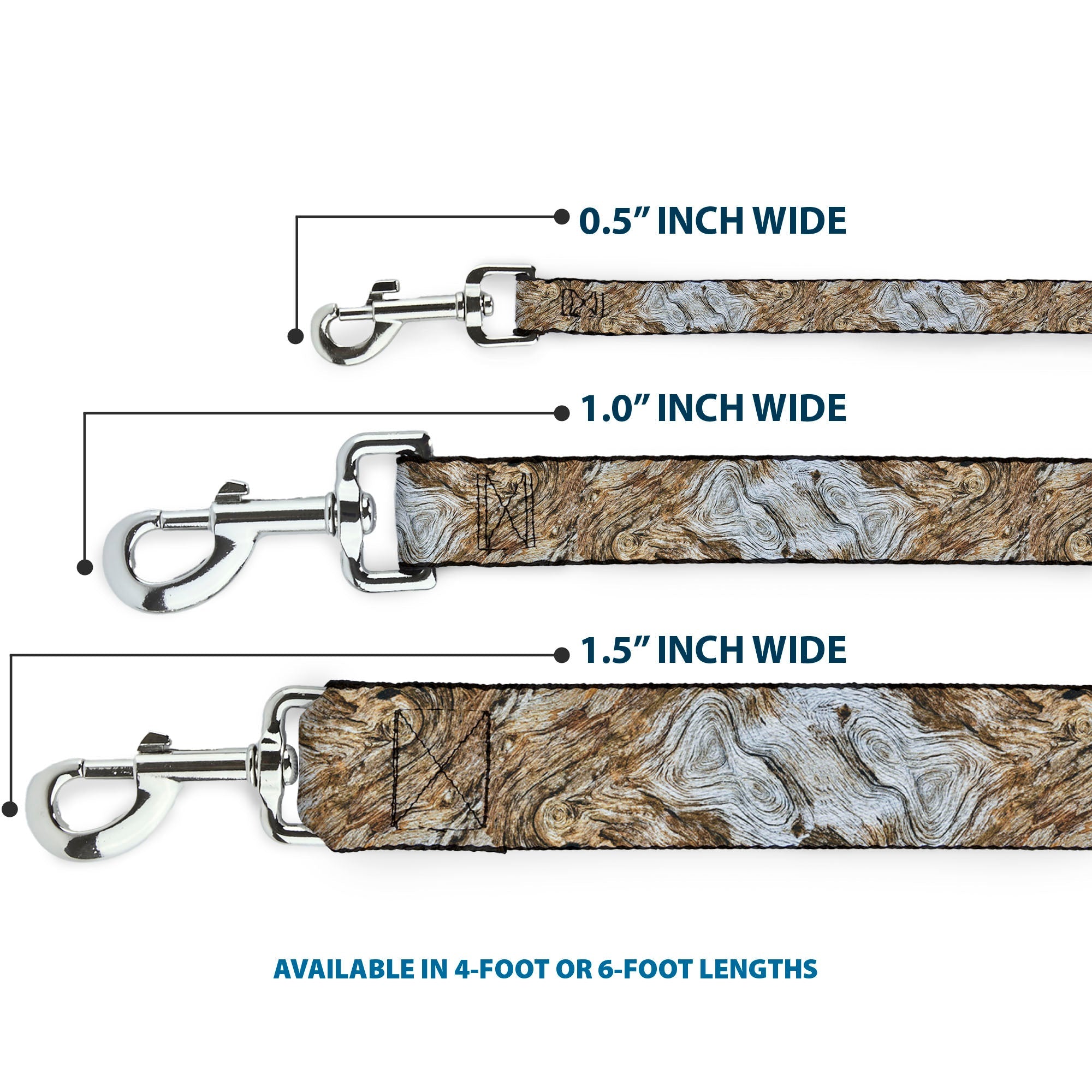 Dog Leash - Driftwood Grain