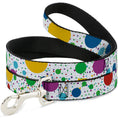 Load image into Gallery viewer, Dog Leash - Dots/Grid3 White/Gray/Multi Color

