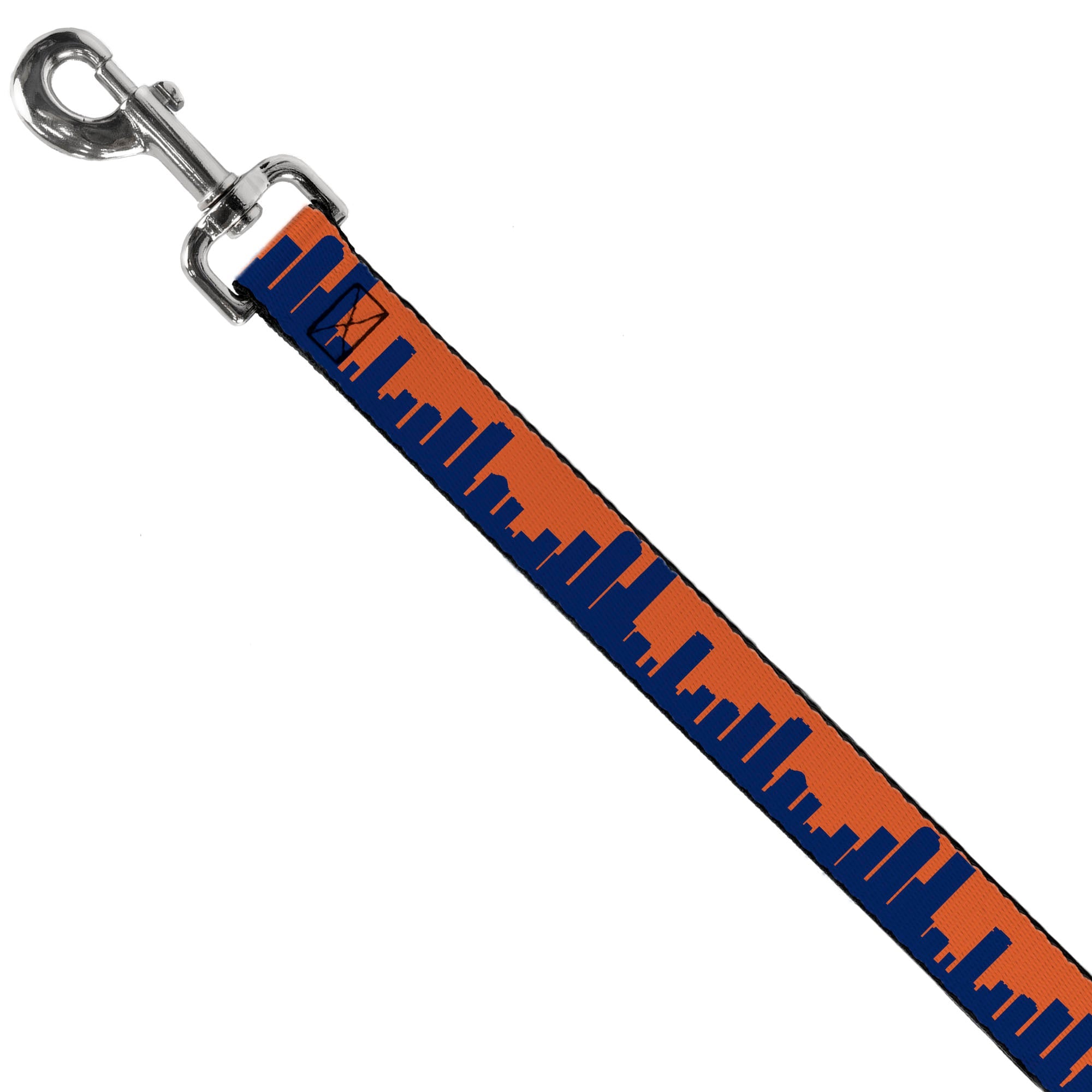 Dog Leash - Denver Solid Skyline Orange/Navy