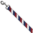 Load image into Gallery viewer, Dog Leash - Diagonal Stripe Red/White/Navy
