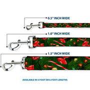 Dog Leash - Decorated Tree2 w Bows Lights Candy Canes