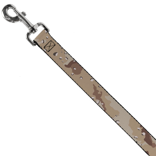 Dog Leash - Desert Camo Tans/Browns