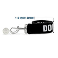 Load image into Gallery viewer, Dog Leash - DON'T JUDGE ME Black/White
